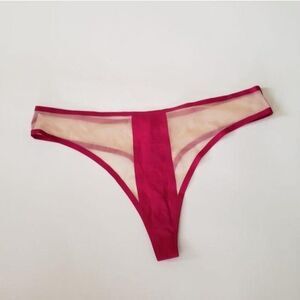 NWT Victoria's Secret Mesh Thong Panty